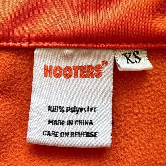 🔃Hooters Logo Front Zipper Waitress Uniform Track Jacket - Picture 12 of 13